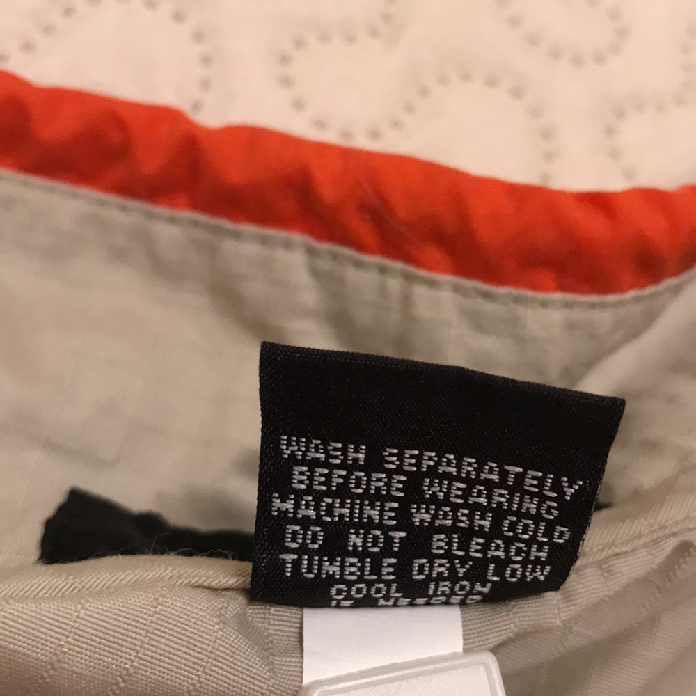 Xhilaration Tan and Orange Outdoor Vest Size M - Picture 9 of 15